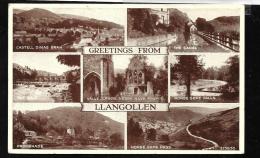 Greetings From   LLANGOLLEN   ( Multivues )  - Hat152 - Denbighshire