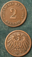 M_p> Germania 2 Pfenning 1906 A - 2 Pfennig