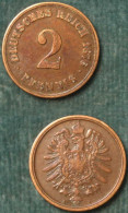 M_p> Germania 2 Pfenning 1876 A - 2 Pfennig