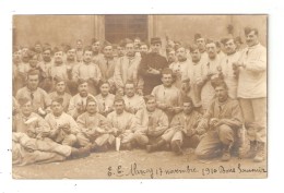 Carte Photo Militaria 54 NANCY Groupe De Soldats 1910, 89ème D'infanterie, 5ème Compagnie - Reggimenti