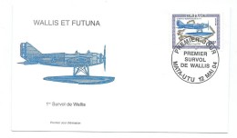 AD 202  - AVIATION - WALLIS ET FUTUNA - 1er SURVOL 12 Mai 2004 - FDC