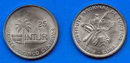 Cuba 25 Centavos 1989 Convertible Intur Neuf UNC Paypal Bitcoin OK - Cuba