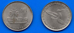 Cuba 10 Centavos 1981 Convertible Intur Oiseau Bird Skrill Paypal Bitcoin OK - Cuba