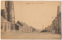 Ayeneux. Eglise Et Ecole Communale. - Soumagne