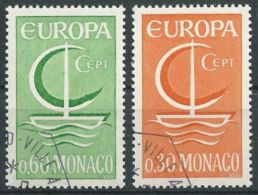 MONACO 1966 Mi-Nr. 835/36 O Used - Aus Abo - 1966