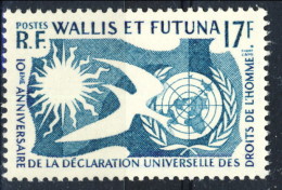 Wallis Et Futuna 1958 N. 160 F. 17 MNH Catalogo € 4,70 - Neufs