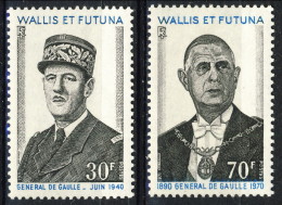 Wallis Et Futuna 1971 Serie N. 180-181 DE Gaulle MNH Catalogo € 28 - Unused Stamps