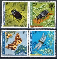Wallis Et Futuna 1974 Serie N. 185-188 Insetti MNH Catalogo € 32 - Unused Stamps