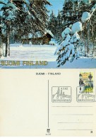 Finland 4.3.1982 Salpausselkä - Card With Special Cancellation - Maximumkarten (MC)