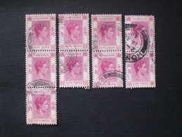 HONG KONG 香港 1938 King George VI - Ordinary Paper 茅根 中國 - Usados