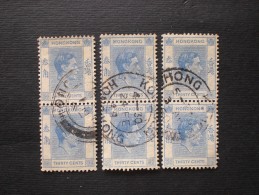 HONG KONG 1938 King George VI - Ordinary Paper - Neufs