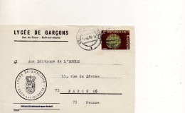 LUXEMBOURG ENVELOPPE DU 13 AOUT 1970 DE ESCH SUR ALZETTE POUR PARIS - Storia Postale