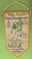 Costa Da Caparica - Galhaderte Rally Paper, 1987 - Atalainha - Pennant - Fanion. Almada. - Apparel, Souvenirs & Other