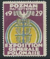 POLONIA POLAND POLSKA Polen 1929 POZNAN Exposition Generale - Unused Stamps