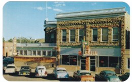 Cody Wyoming, Irma Hotel & Grill, Interior View, Auto, Street Scene, Lot Of 2 C1950s Vintage Postcards - Cody