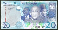 LESOTHO  : 20 Maloti - 2010 - Lesoto