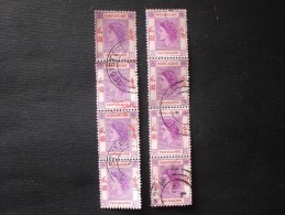 STAMPS HONG KONG 1954 Queen Elizabeth II 2 $ X 8 PEZZI !! - Usati