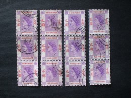 STAMPS HONG KONG 1954 Queen Elizabeth II 2 $ X 12 PEZZI !! - Used Stamps