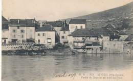 74 // SEYSSEL   Partie De Seyssel En Aval Du Pont  1904 A.B. - Seyssel