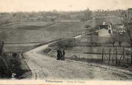 CPA - VILLECRESNES (94) - Aspect De La Route De Cerçay à La Sortie Du Bourg En 1906 - Villecresnes