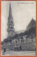 Carte Postale 29. Ploudalmézeau  L'église     Trés Beau Plan - Ploudalmézeau