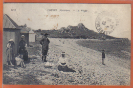 Carte Postale 29. Primel  La Plage    Trés Beau Plan - Primel