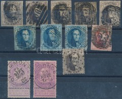 O Belgium Kis Klasszikus Tétel, 12 Bélyeg / Belgium 12 Classic Stamps - Other & Unclassified