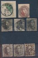 O BELGIUM 1849-1895 8 Db Klasszikus Bélyeg / 8 Classic Stamps - Other & Unclassified