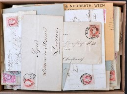 Ausztria ~1867-tÅ‘l Közel 220 Db Küldemény Kartondobozban / Austria ~220 Covers, Postcards From... - Other & Unclassified