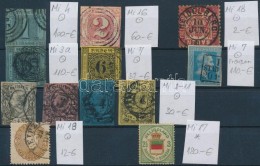 * O Német államok 12 Db Bélyeg / German States 12 Stamps (Mi EUR 636,-) - Other & Unclassified