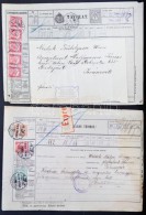 1916-1917 10 Db Turul BérmentesítésÅ± Távirat / 10 Telegramms With Turul Franking - Other & Unclassified