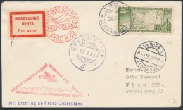 1932 Légiposta Levél Bécsbe / Airmail Cover To Wien 'Mit Erstflug Ab Franz-Josefland' - Other & Unclassified