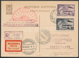 1931 Zeppelin Képeslap JégtörÅ‘ Hajóról Németországba / Zeppelin... - Other & Unclassified