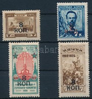 * 1927 Forgalmi Felülnyomott Sor Mi 335-338 - Other & Unclassified