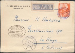 1937 Légi Levél Hollandiába / Airmail Cover To Holland - Other & Unclassified