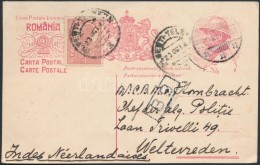 1923 Díjkiegészített Díjjegyes LevelezÅ‘lap Holland Indiába / PS-card With... - Other & Unclassified