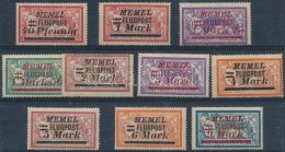 ** * 1922 RepülÅ‘posta Sor / Mi 98-107 (~Mi EUR 60,-) - Other & Unclassified