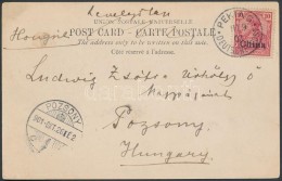 Kína / China 1901 Képeslap Magyarországra / Postcard  'PEKING DEUTSCHE POST' - Pozsony,... - Other & Unclassified