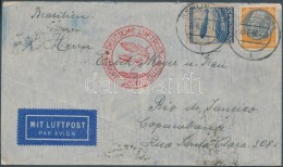 1936 Légi Levél BerlinbÅ‘l Rio De Janeiro-ba Mi 528 + 606x Bélyegekkel / Airmail Cover To... - Other & Unclassified