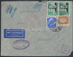 1935 Légi Levél Peruba / Airmail Cover To Peru - Other & Unclassified