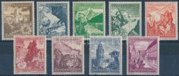 ** 1938 Téli Segély, Tájak, Virágok Sor Mi 675-683 (Mi EUR 100.-) - Other & Unclassified