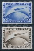 ** 1930 Zeppelin Südamerkiafahrt Mi 438Y-439Y Signed: Schlegel - Other & Unclassified