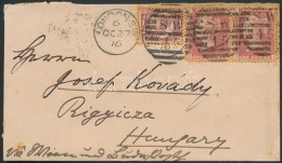 1876 Levél Magyarországra / Cover To Hungary - Other & Unclassified