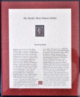 O 1840 Black Penny Reprezentatív Csomagolásban / Mi 1 In Special Folder - Other & Unclassified