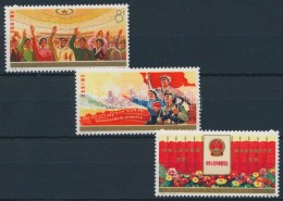 ** 1975 Nemzeti Népi Kongresszus Sor Mi 1225-1227 - Other & Unclassified