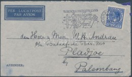 1938 Légi Levél Mi 383 Bélyeggel / Airmail Cover Gravenhagen - Pladjoe (Sumatra) - Other & Unclassified