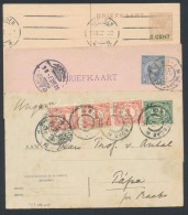 1898-1927 3 Db Küldemény Magyarországra / 3 Postcards To Hungary - Other & Unclassified