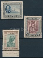 ** * 1933 Forgalmi Sor / Definitive Set Mi 369-371 (100Dr Falcos / Hinged) - Other & Unclassified