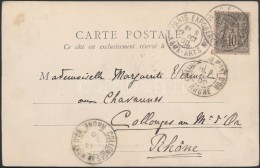 1900 Képeslap A Párizsi Világkiállításról / Postcard 'PARIS... - Sonstige & Ohne Zuordnung