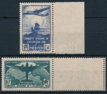 ** 1936 Repülés Sor Jobb Oldali ívszéllel Ill. üres MezÅ‘vel Mi 326-327 - Other & Unclassified